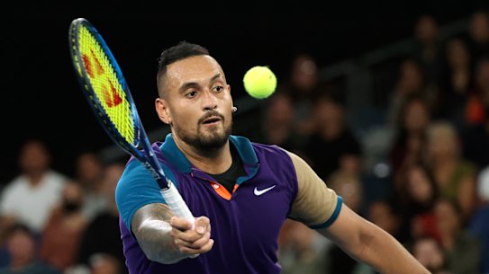 Nick Kyrgios said he was proud of himself after his performance at this year’s Australian Open.
