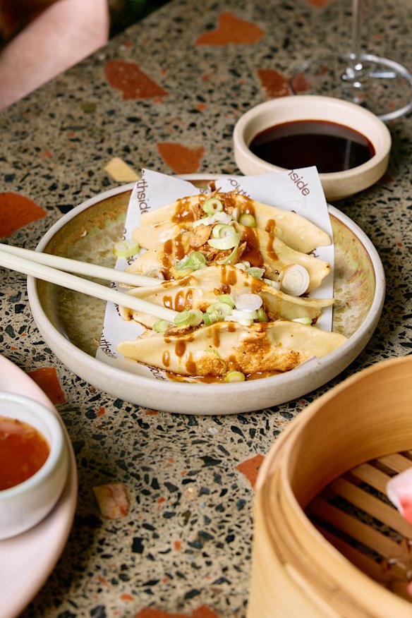 Contemporary east Asian snacks.