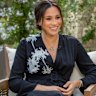 Meghan, Duchess of Sussex, when she was pregnant with her daughter, Lilibet.