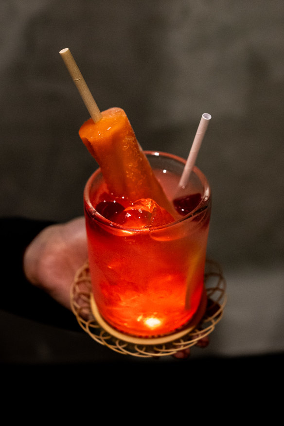 Cocktails are also included on the menu.