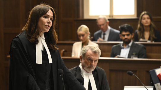 Frances O’Connor plays defence barrister Meredith Nelson-Moore, while Neill returns as Brett Colby.