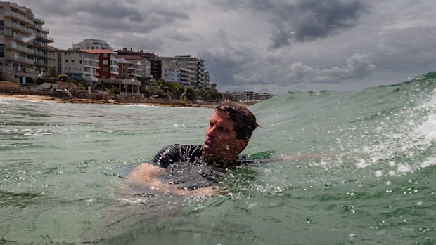 Keen ocean swimmer Andrew Camfield battled stage 3 melanoma after spending his youth at the beach.