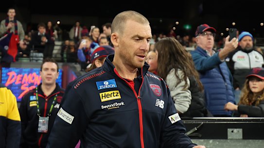 Demons coach Simon Goodwin.