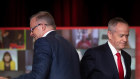 Anthony Albanese and Bill Shorten at the ALP confference