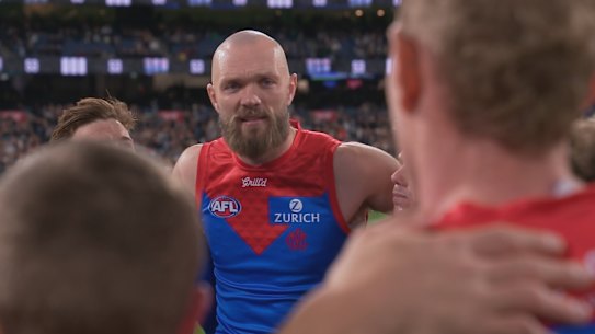 Max Gawn in the Amazon Prime Video series Final Siren: Inside the AFL.