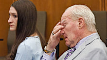 Lindsay Clancy and attorney Kevin Reddington watch as Judge William Sullivan tells the jury to keep discussing a possible verdict after jurors said for a second time they couldn’t agree whether Lindsay Clancy was criminally responsible for killing her three children in 2023