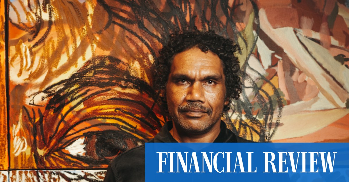'I use my paintbrush as a weapon': Vincent Namatjira's new exhibition - Vimarsana News