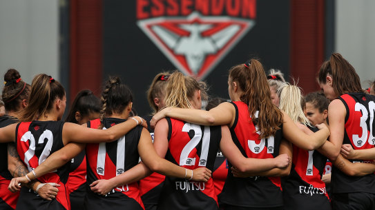 Essendon are one of four teams that will join the expanded AFLW competition.
