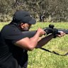 Sajid Akram conducting firearms training in late October 2025.