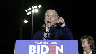 Joe Biden: "They don't call it Super Tuesday for nothing."