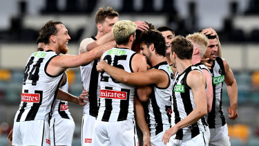 Afl 2020 Round 14 Live Scores Carlton Blues V Collingwood Magpies At The Gabba