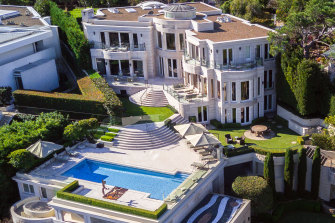 The Ganeden mansion sold in February for more than $62 million, helping boost the Vaucluse median rise of 42.8 per cent in the year to March.