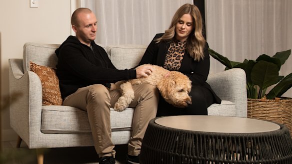 Harry Ramage and Nikki Vischschoonmaker are living with Nikki's dad in Ryde while they save for a house deposit.