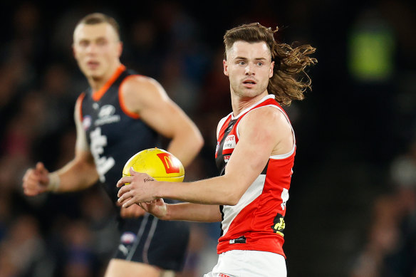 Jack Sinclair starred against the Blues.