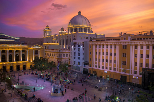 San Salvador’s historic centre.