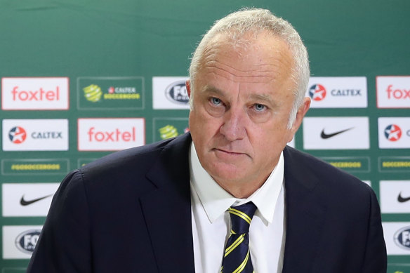 Socceroos and Olyroos coach Graham Arnold. 