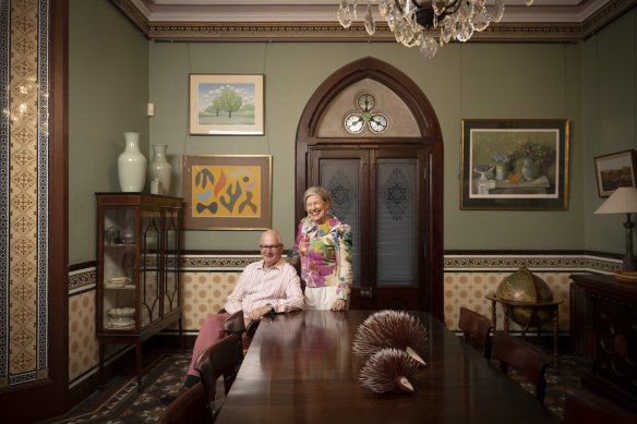 Ann Sherry and Michael Hogan undertook a major, four-year restoration of The Abbey after they bought it in 2009.