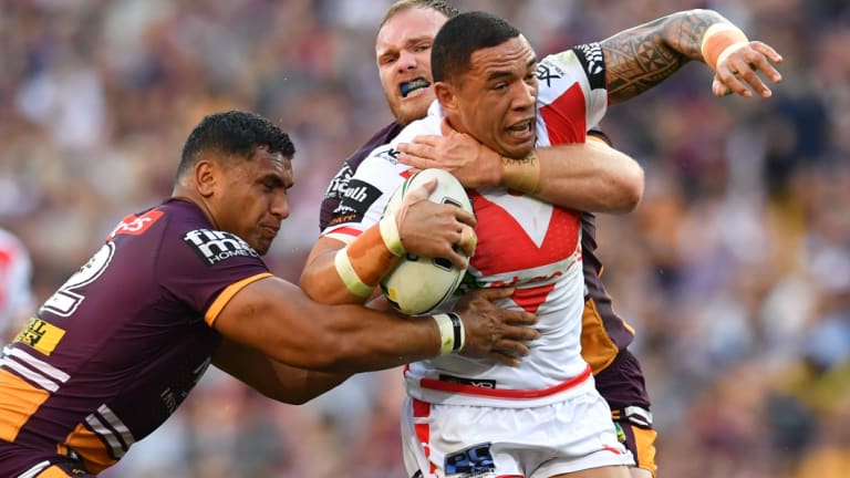 Life on the edge: St George Illawarra's Tyson Frizell is one of the best edge forwards in the game.