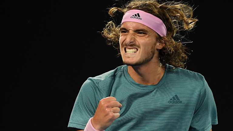 Greece's Stefanos Tsitsipas beat defending champion Roger Federer.