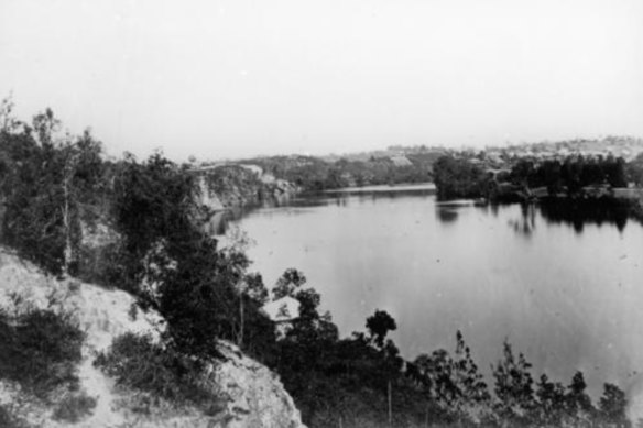 The Brisbane River circa 1878.