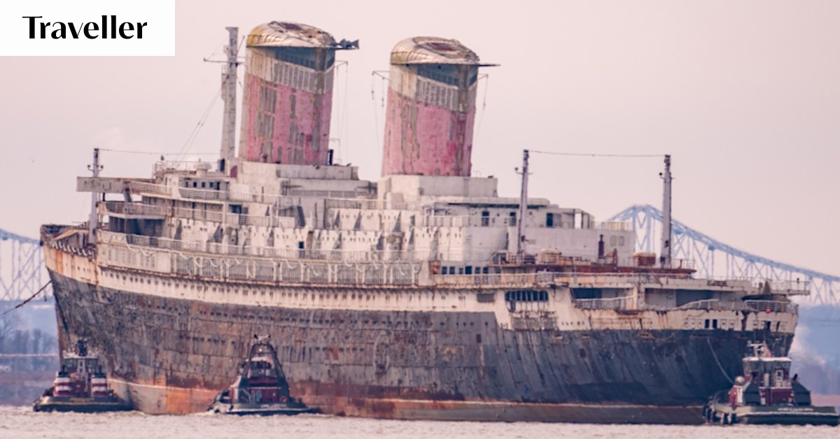 The ignominious final fate of the fastest passenger ship ever built