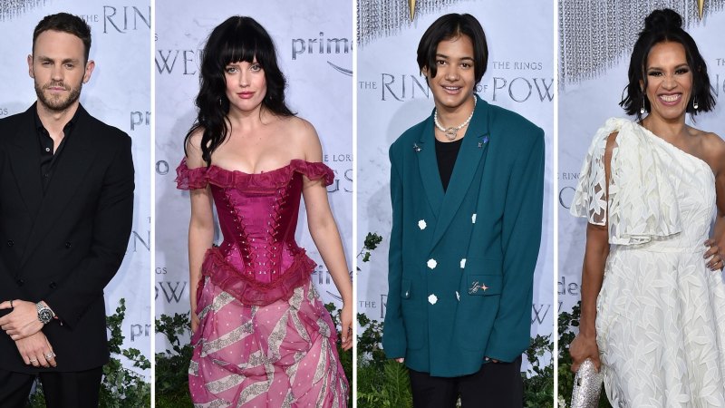 Celebrities at The Lord of the Rings The Rings of Power premiere in LA August 2022