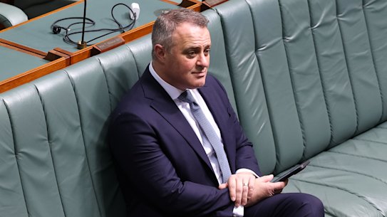 Shadow Treasurer Tim Wilson in the House of Representatives at Parliament House in Canberra on Thursday, May 28, 2026.