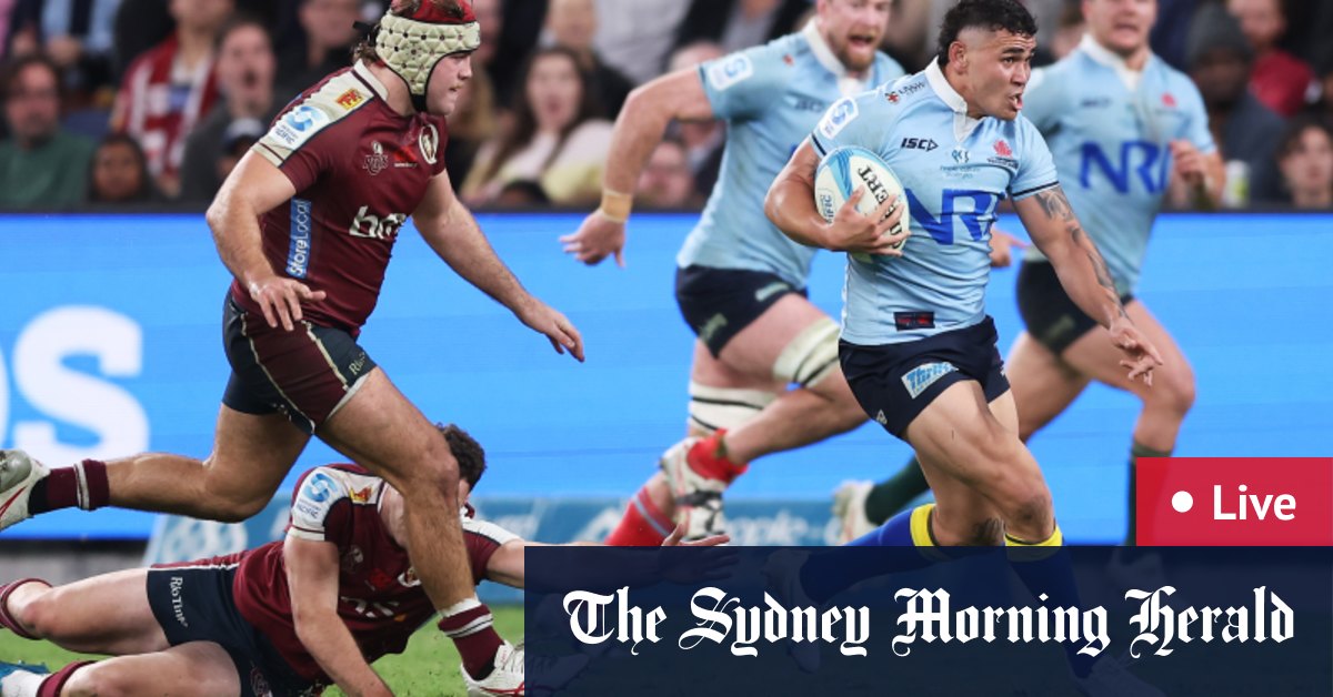 Super Rugby LIVE NSW Waratahs v Queensland Reds scores, results