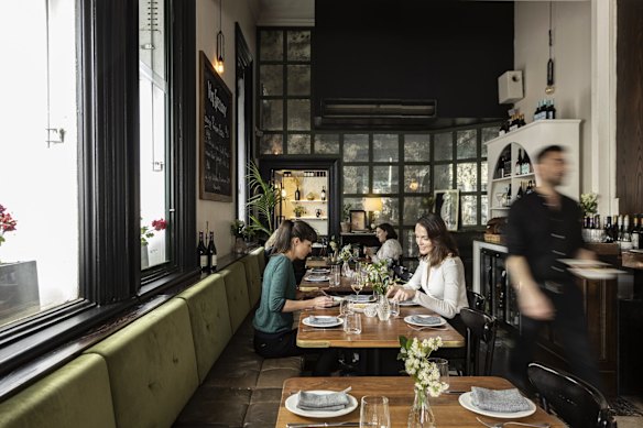 Inside Tartine in Richmond.