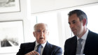 Paul Keating and Federal Treasurer Jim Chalmers at an investment roundtable discussion last year.