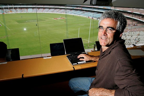 Greg Baum, pictured in 2005, has been a sports writer for more than four decades.