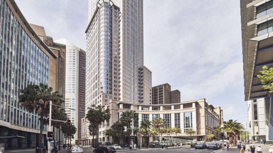 Artist impression of the proposed $2b twin tower project at Charter Hall’s Chifley Plaza, Sydney