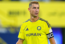 Cristiano Ronaldo in action for Al Nassr.