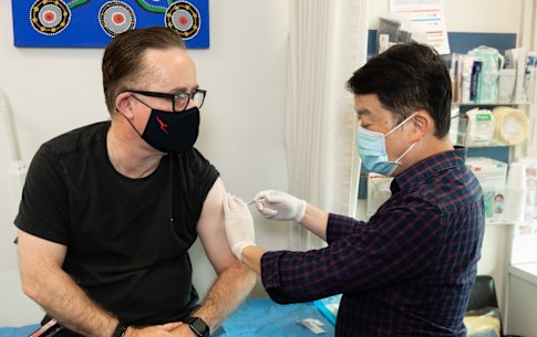 Qantas chief executive Alan Joyce - every jab counts