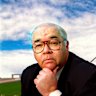 Laurie Oakes outside Parliament House.