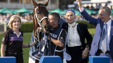 One of a kind: Connections celebrate with Winx at the end of a stunning career.
