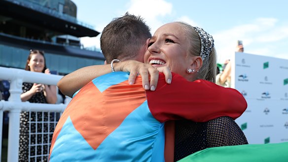 Zac Purton and wife Nicole.