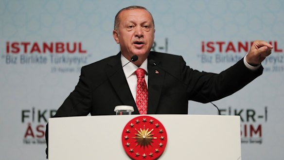 Turkish President Recep Tayyip Erdogan talks about Saudi journalist Jamal Khashoggi's killing.