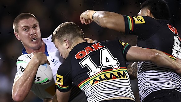 Shaun Lane’s prowess on Parramatta’s left edge has him in World Cup contention.