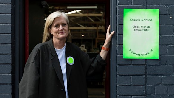 Redfern designer furniture and homewares store Koskela will close on Friday to allow staff to attend the climate strike. 