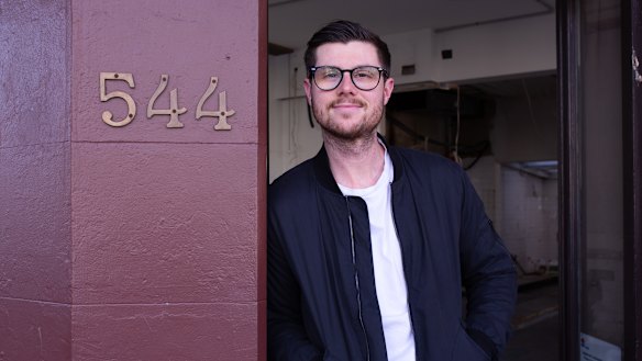 Tristan Rosier, owner and head chef of Arthur's restaurant in Surry Hills.