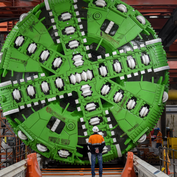 Alice, the tunnel boring machine.