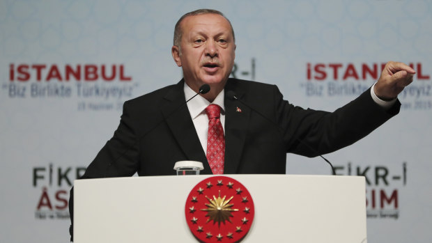 Turkish President Recep Tayyip Erdogan talks about Saudi journalist Jamal Khashoggi's killing.