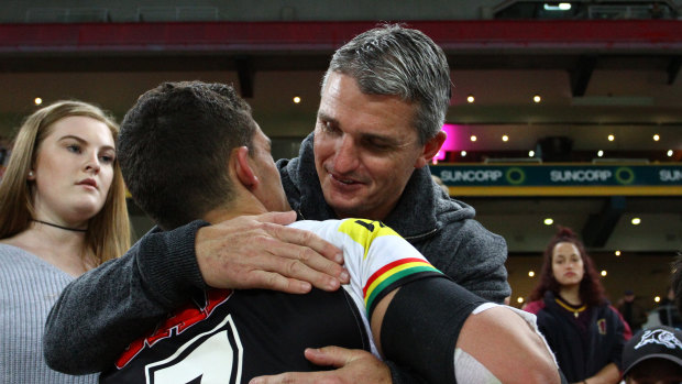 Close band: Ivan and Nathan Cleary.
