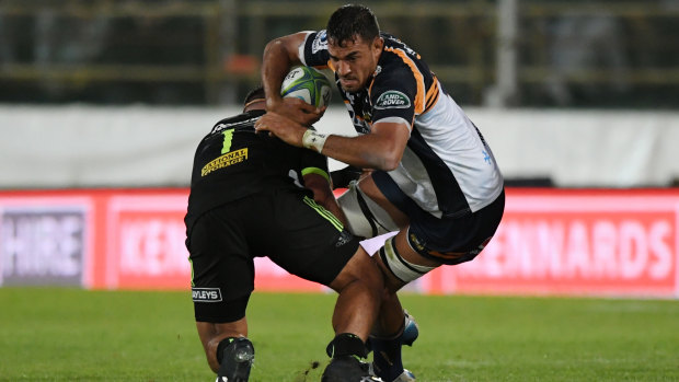 The Brumbies struggled to build any momentum against the Hurricanes on Friday night.