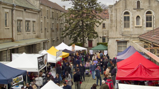 The Slow Food Market at Abbotsford Convent.