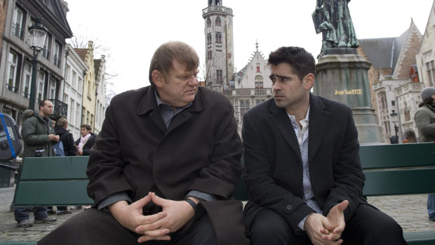 Colin Farrell and Brendan Gleeson in In Bruges.