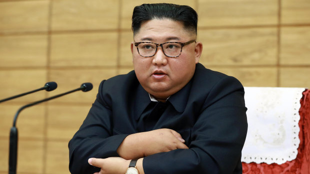 North Korean leader Kim Jong-un earlier this month.