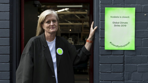 Redfern designer furniture and homewares store Koskela will close on Friday to allow staff to attend the climate strike. 