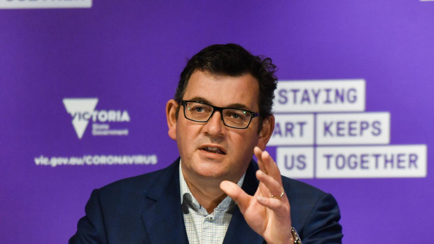 Premier Daniel Andrews cited expert modelling to justify the state's "safe, steady and sustainable" road out of lockdown.